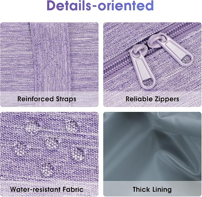 Narwey 18" Carry on Bag Underseat for Airplane with Wet Pocket Spirit Airlines Personal Item Bag Travel Duffel Bag Small Gym Bag Weekender Overnight for Women and Men (Purple)