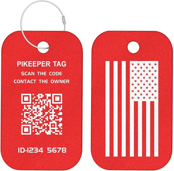 Smart Luggage Tags for Suitcases - Waterproof QR Code Bag Tags with Location Notification When Scanned, Self-Modifiable Info, Durable & Personalized Backpack Travel ID Tags