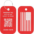 Smart Luggage Tags for Suitcases - Waterproof QR Code Bag Tags with Location Notification When Scanned, Self-Modifiable Info, Durable & Personalized Backpack Travel ID Tags