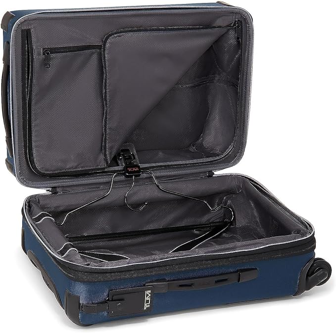 TUMI - Aerotour 4 Wheel Expandable Luggage - Men's and Women's Lightweight Business and Leisure Travel Suitcase - 21.75" International Expandable Carry-On, Navy
