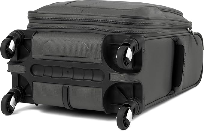 Travelpro Maxlite 5 Softside Expandable Luggage with 4 Spinner Wheels/Soft Underseat Tote, Lightweight Suitcase, Men and Women, Shadow Grey, 2-Piece Set (Tote/20)