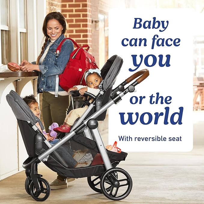 Graco Modes Nest2Grow Travel System, Ren with Expandable Double Stroller