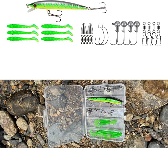Fishing Pole Combo, 6.9ft 2Pcs Telescopic Rods Set, Collapsible Carbon Fiber Fishing Rods, 2PCS Spinning Reel Set with Carrier Bag Freshwater Fishing Rod and Reel Combos Kits