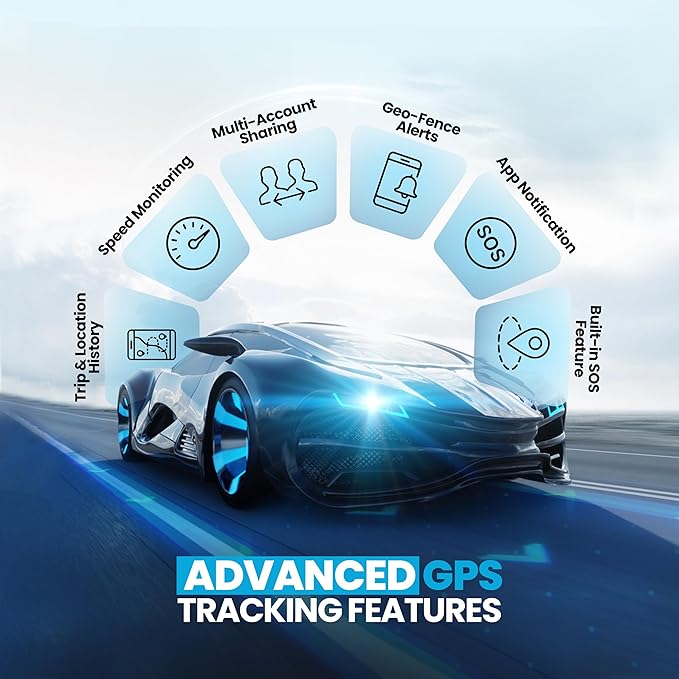 Cube Pro GPS Tracker for Vehicles with Built-in 1 Year Battery - IP67 Waterproof Real Time GPS Tracker for Cars - iOS & Android Compatible - Hidden Magnetic Tracking Device for Cars, Fleets, Trailers