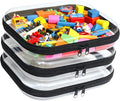 3PCS Zippered Transparent Cases for Snacks,Portable Waterproof Cosmetic Bag with Zipper,Clear Hard Shell Zipper Case for Cosmetic Storage, Putting Snacks, Pencil Case