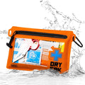 EVERLIT Ultralight Waterproof First Aid Kit, Boat First Aid Kit, Marine Medical Kit for Boating, Kayak, Backpacking, Hiking, Camping, Emergency Kit (Orange)