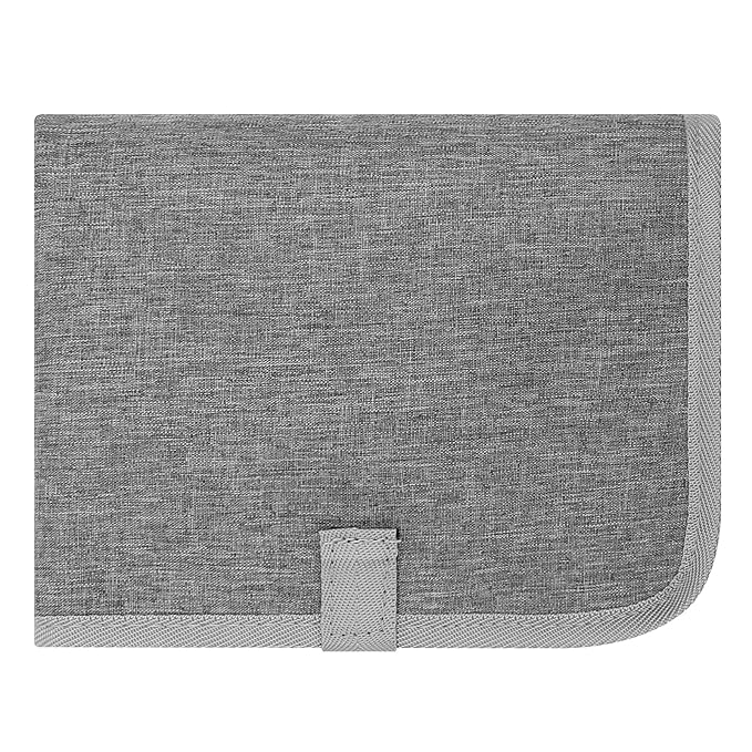 Accmor Portable Diaper Changing Pad, Waterproof Baby Changing Mat, Foldable Portable Travel Changing Pads for Baby, Grey