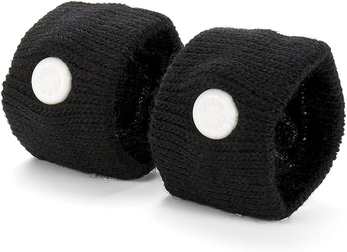 Sea-band Anti-Nausea Acupressure Wristband for Motion & Morning Sickness, 1 Pair, Black