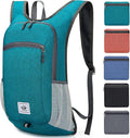 Esup 15L Lightweight Foldable Hiking Backpack for Women Men (Green)