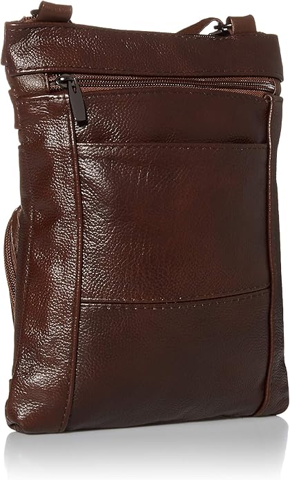 Krediz leather Crossbody Purses for Women, Multi Pocket Crossbody Purse with Adjustable Strap, Soft & Durable Leather Purse
