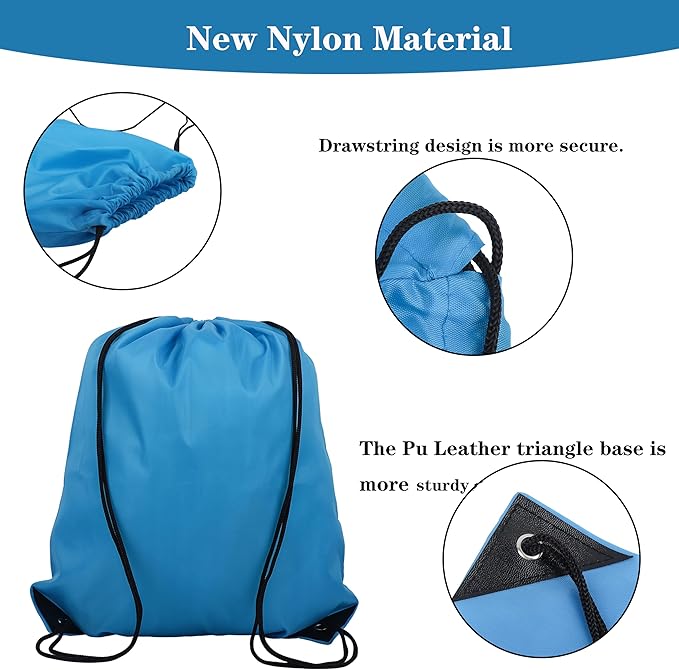 120 Pieces Drawstring Backpack Bags Sports Sackpack Bulk Cinch Gym Bag For Women Men Outdoor Sports Backpack(20 Colors)