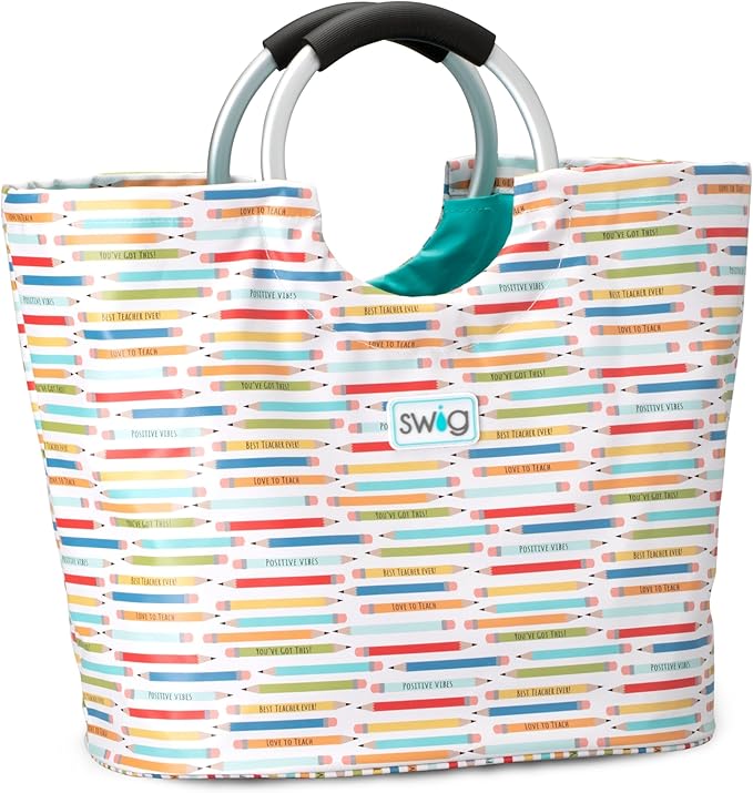 Swig Life Loopi Tote Bag, Large, Lightweight, Waterproof Beach and Utility Bag
