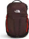 The North Face Surge Commuter Laptop Backpack, Coal Brown/Fiery Red/TNF Black, One Size