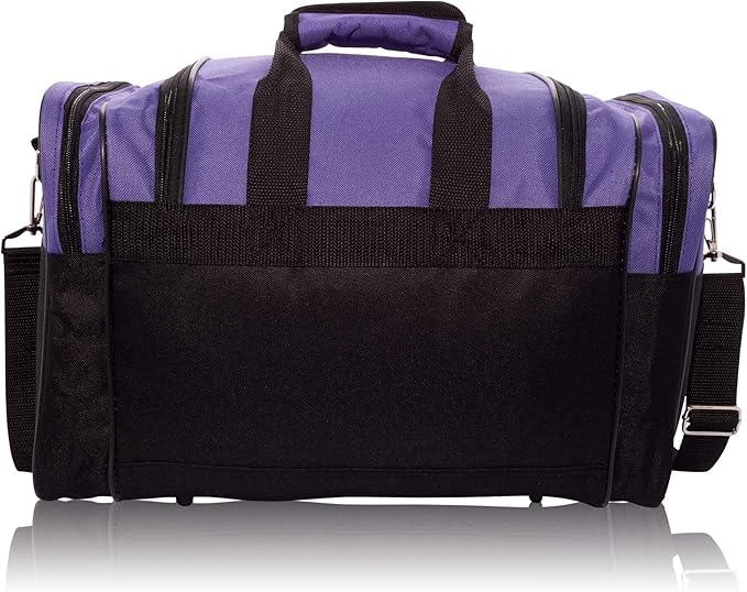 DALIX 17" Blank Duffle Bag Duffel Bag Travel Size Sports Durable Gym Bag