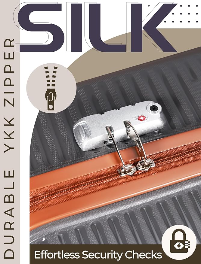 Luggage Sets 5 Piece, Suitcases with Wheels, Hardshell Suitcase Set, PP Carry on Luggage Set with TSA Lock, Travel Luggage