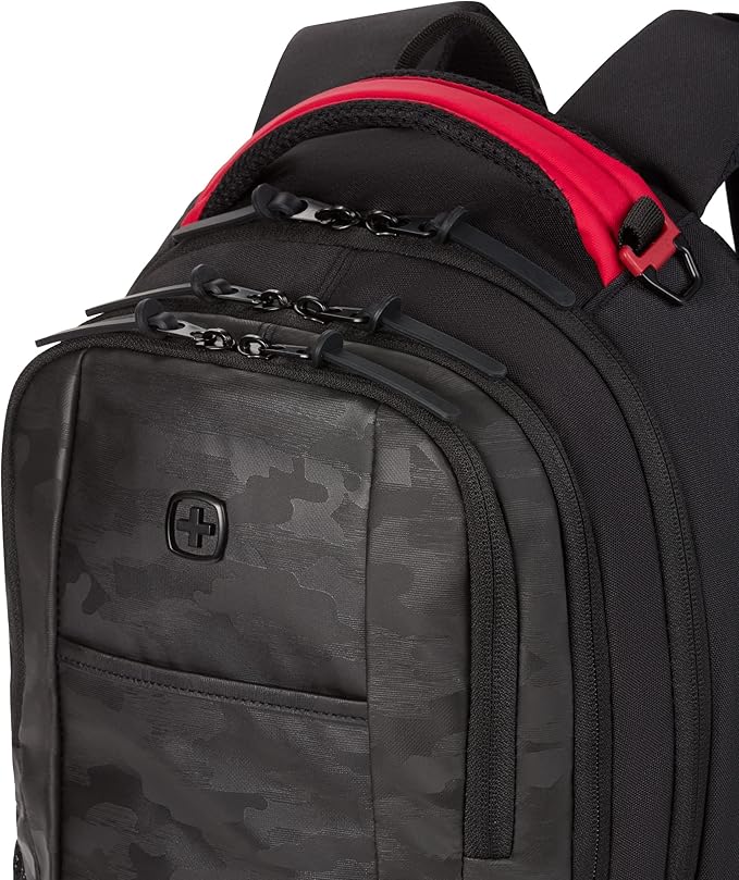 SwissGear Cecil 5505 Laptop Backpack, Camo Noir, 18-Inch
