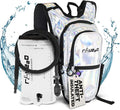Rave Hydration Backpack – Anti-Theft Festival Hydration Pack with 1.5L Leakproof TPU Bladder – Slim, Insulated Water Pack with Secret Pockets & Breathable Back – for Raves, Music Festivals, EDC