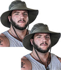 GearTOP Safari Sun Hat for Men and Sun Hats for Women UV Protection UPF 50+ Hiking, Gardening, Fishing