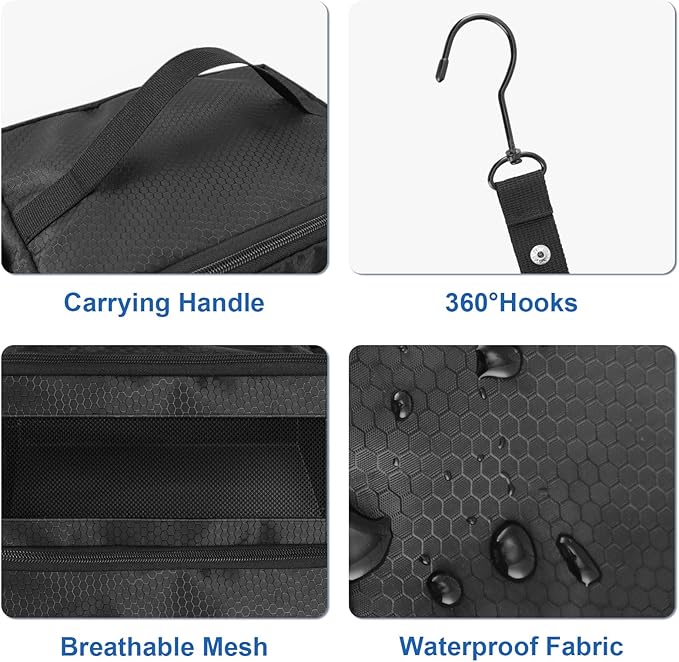 Suitcase Organizer, Travel Luggage Organizer Portable Hanging Travel Shelves Collapsible Hanging Packing Cubes for Carry on Suitcase