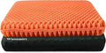 Plus Size Gel Seat Cushion for Long Sitting, Extra Large and Thick, Seat Cushion for Back, Sciatica, Hip, Tailbone Pain Relief , Used for the Office, Wheelchair, Car, Truck, Recliner, Stadium.(Orange)