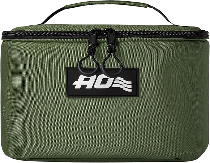 AO Coolers Pack N' Go Canvas Soft Travel or Lunch Coolers with High-Density Insulation, 6-Can