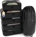 Shacke 6 Set Packing Cubes for Travel - Compression Packing Bags/Travel Organizer - Luggage Organizer Bags for Traveling - Travel Essentials for Women - Cruise Must Haves Packing List