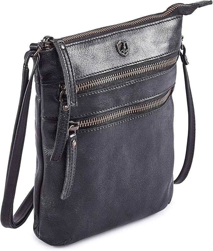 Crossbody Sling Bag for Women Small Real Leather Purse Vintage Travel Crossover Shoulder Bag Handmade