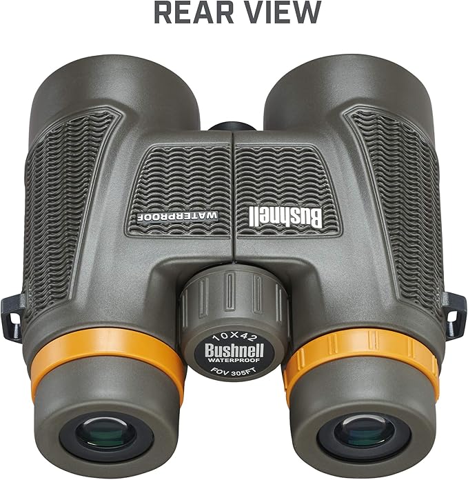 Bushnell H2O Xtreme 10x42 Compact Waterproof Binoculars with Fully Multi Coated Lens for Hunting and Boating 181042C