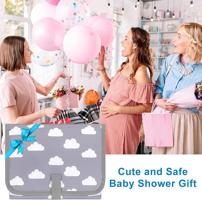Accmor Portable Diaper Changing Pad, Waterproof Baby Changing Mat, Foldable Travel Diaper Changing Pads for Baby