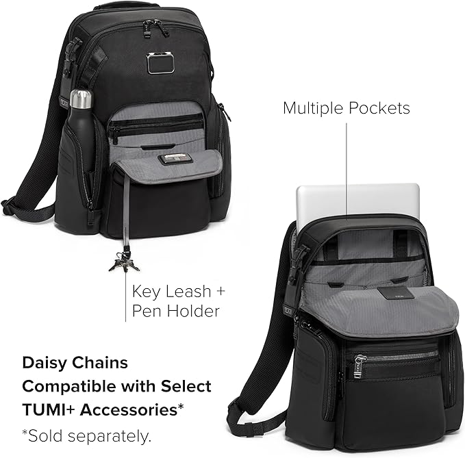 TUMI - Alpha Bravo Navigation Backpack - Everyday Travel Backpack - Fits Up to 15" Laptop - 16.0" X 14.0" X 7.3"