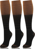 NEWZILL Copper Compression Socks for Women & Men 15-20mmHg Cotton Rich Odor Control Dress Socks for Business Casual Running Medical Athletic Support, Edema Diabetic Relief