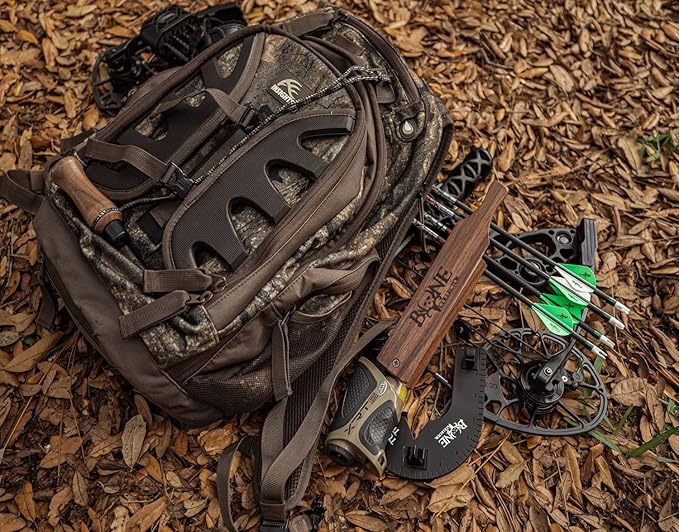 Insights Hunting by frogg toggs - The Element, Heavy Duty 1,831 Cubic Inch Hiking Fishing Camping Hunting Backpack, Realtree Timber