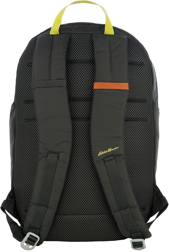 Eddie Bauer 20L Venture Backpack, Hydration and Laptop Compatible Daypack, Carbon Black
