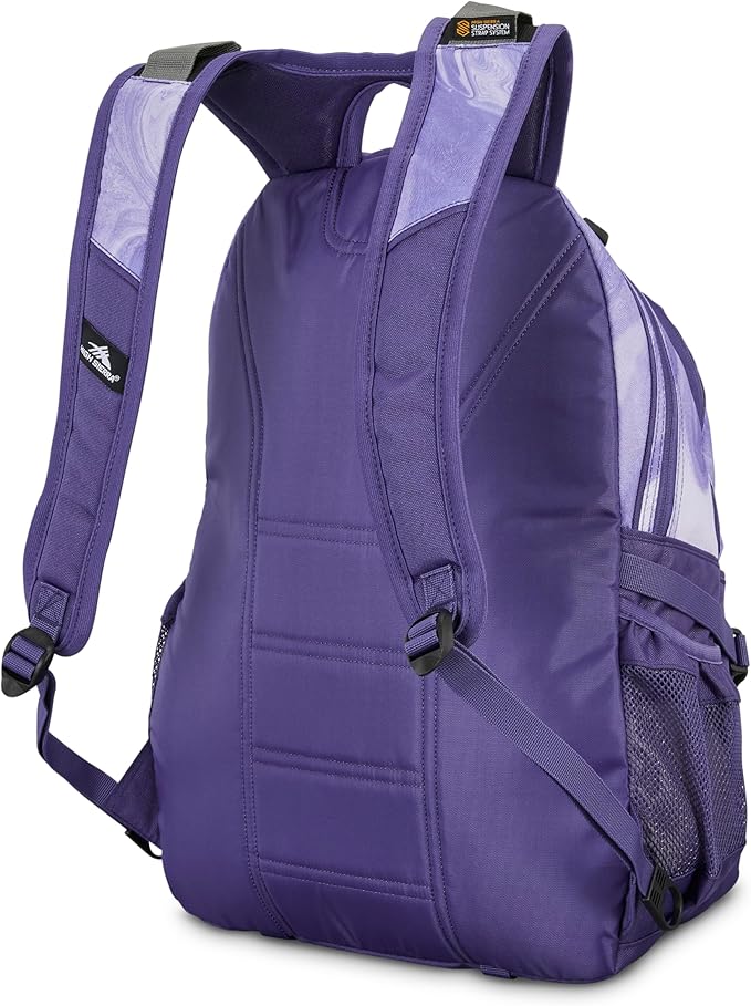 High Sierra Loop Daypack, Purple Marble Swirl, One Size