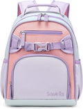 Cute Mini Toddler Backpacks for Girls 2-4 Little Kids Backpack preschool Bookbag (Purple Pink)
