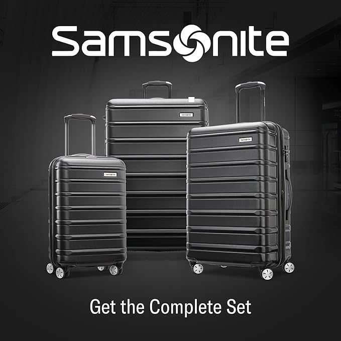 Samsonite Omni 2 Carry-On Hardside Luggage with 360° Spinner Wheels - Scratch Resistant Hardshell - TSA, Airline-Approved - Expandable Polycarbonate Shell for Lightweight Travel - Nova Teal