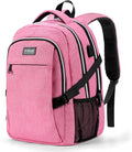ANKUER Backpacks for Women, Backpack Fits Up 15.6 in Laptop Backpack for Travel, Backpacks with USB Charging Port, Work Business Backpack for School (Pink)
