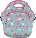 Sok It LunchTote Zippered Bag Insulated Neoprene Caddy (Poolside Perfection, X-Large 6.5 Quart Lunch Tote)