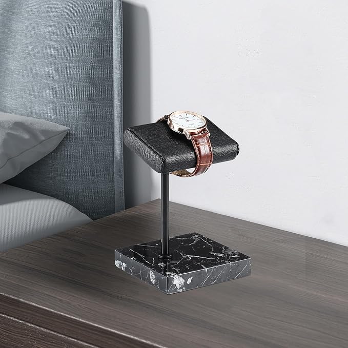 LYS&LYX Watch stand watch display stand watch holder watch Handcrafted watch holder (1black)