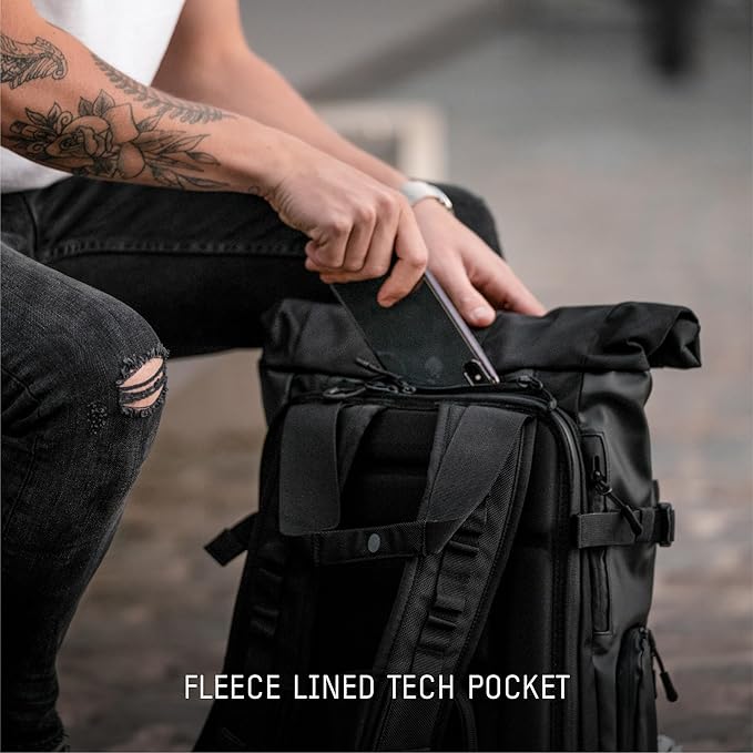 WANDRD PRVKE 21L, V3 Backpack: Weather-Resistant Travel & Camera Backpack with Laptop Sleeve, Quick Side Access, Clamshell Opening – Ideal Photography & Travel Bag (Yuma Tan)