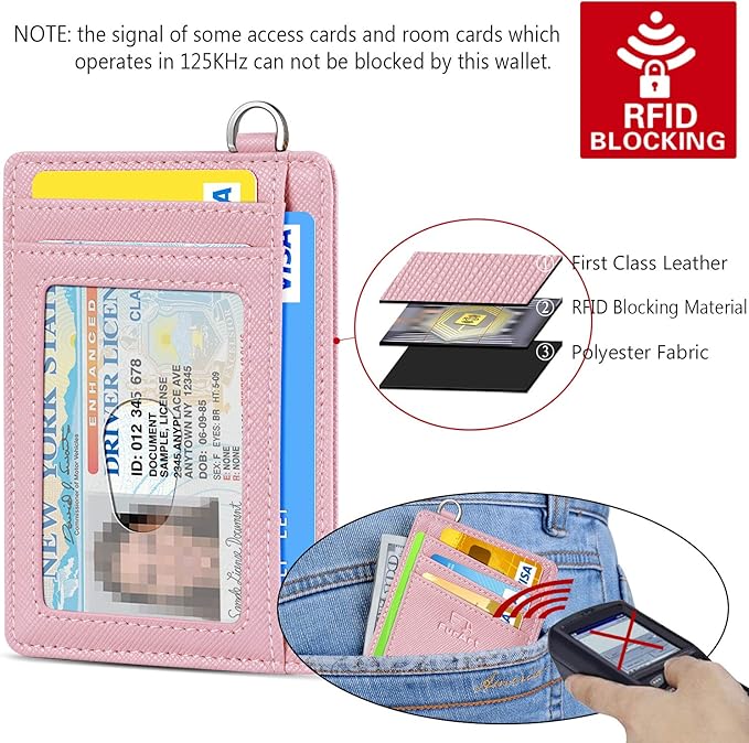 FurArt Slim Minimalist Wallet, Front Pocket Wallets, RFID Blocking, Credit Card Holder for Men & Women