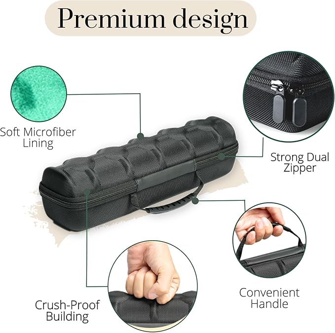 5 slots Hard watch travel case carry box display and Organizer, with flexible anti-move pillow fit small and large watches