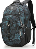 Swissdigital Laptop Backpack with USB Charging Port, Travel Backpack Fits 15.6 inches Computer, 31L Backpack for Men, Dark Green | SD803