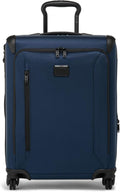 TUMI - Aerotour 4 Wheel Expandable Luggage - Men's and Women's Lightweight Business and Leisure Travel Suitcase - 21.75" Continental Expandable Carry-On, Navy