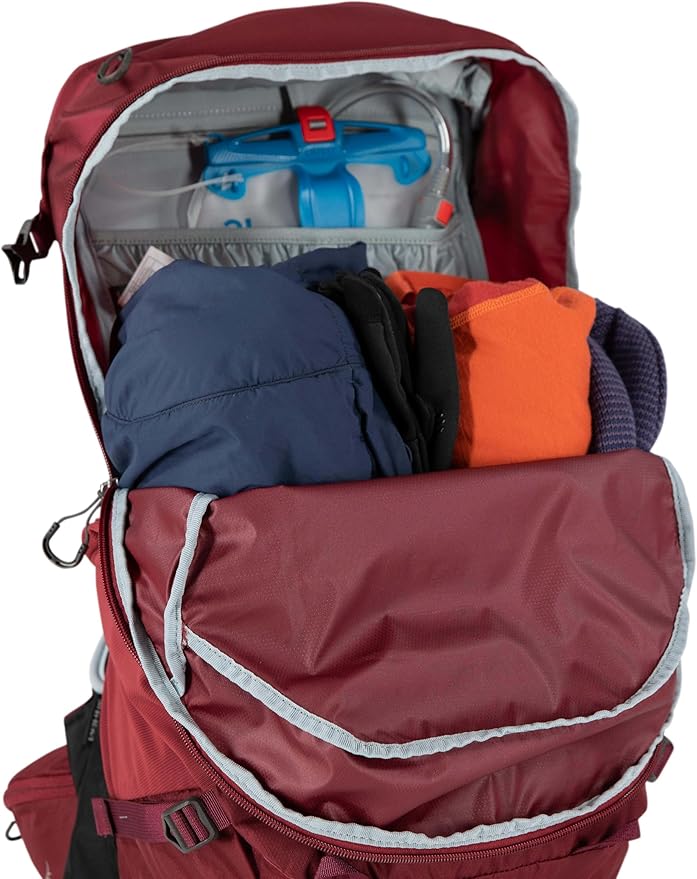 Osprey Hikelite 28L Unisex Hiking Backpack, Black, M/L