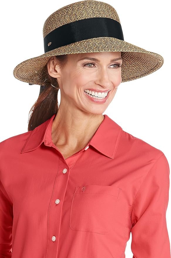 Coolibar UPF 50+ Women's Asymmetrical Clara Sun Hat - Sun Protective