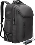 Rolling Backpack,50L Travel Backpack with Wheels,17.3inch Laptop Backpack with USB Port,TSA Carry On Anti Theft Backpack for Business Work Airplanes,Large Backpack for Men Women,Black