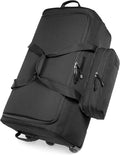 Mountain Land 120L Tactical Duffle Bag Rolling Duffle Bag with Wheels And Handle(Black)