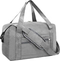 Foldable Carry on Luggage Bag 22x14x9 Personal Item Bag for Airplanes Travel Duffel Bag for Women and Men (40L, Dark Grey)