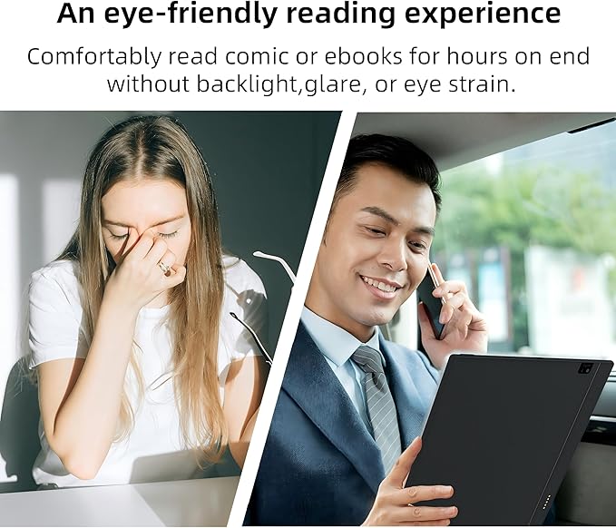 Bigme 10.3" Color E-Ink Read-Write Tablet, ePaper Note Taking Tablet at 5.5mm Thickness, 8GB RAM+256GB ROM Computer Tablets Touchscreen Display with 5MP Camera and Digital Stylus